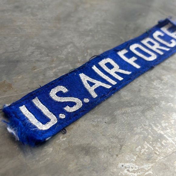 U.S. AIR FORCE blue tape patch, vintage - Picture 4 of 12